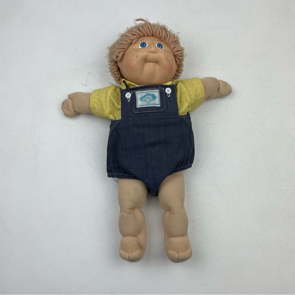 Vtg Orig 1982 Cabbage Patch Kid-Boy Blond Hair Blue Eyes  Xavier R. doll - Picture 1 of 4